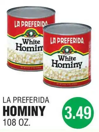 Carnicerias Jimenez La Preferida Hominy offer