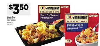 Dollar General Jimmy dean® breakfast bowls offer