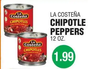 Carnicerias Jimenez La Costeña Chipotle Peppers offer