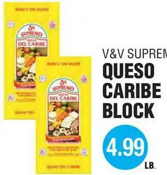 Carnicerias Jimenez V&v Supreme Queso Caribe Block offer