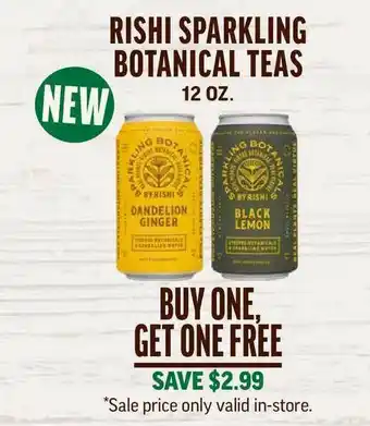 Rishi Sparkling Botanical Teas