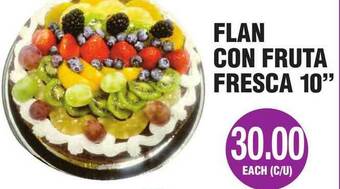 Flan Con Fruta Fresca 10