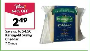 Grocery Outlet Kerrygold Skellig Cheddar offer