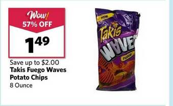 Grocery Outlet Takis Fuego Waves Potato Chips offer