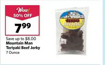 Grocery Outlet Mountain Man Teriyaki Beef Jerky offer