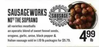 Lowes Foods Sausage Works No The Soprano offer