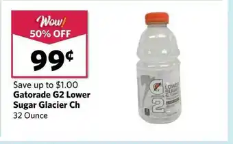 Grocery Outlet Gatorade G2 Lower Sugar Glacier Ch offer