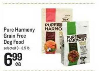 Lowes Foods Pure Harmony Grain Free Dog Food offer