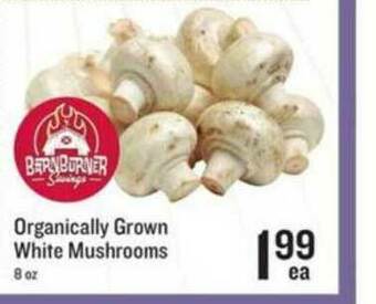 Lowes Foods Organically Grown White Mushrooms offer