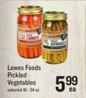 Lowes Foods Lowes Foods Pickled Vegetables offer