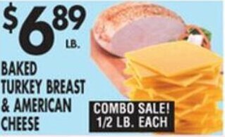 Associated BAKED TURKEY BREAST & AMERICAN CHEESE offer