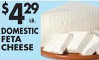 Associated DOMESTIC FETA CHEESE offer