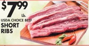 Associated USDA CHOICE BEEF SHORT RIBS offer