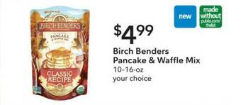 Publix Birch Benders Pancake & Waffle Mix offer