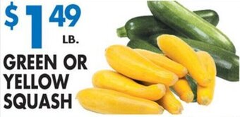 Associated GREEN OR YELLOW SQUASH offer