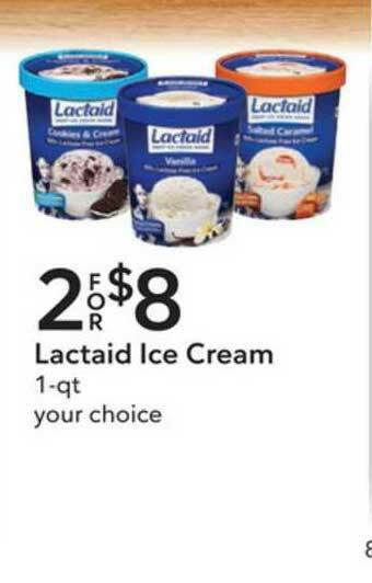 Publix Lactaid Ice Cream offer
