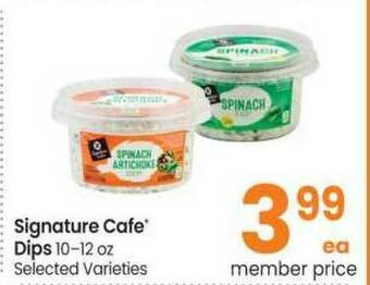 Safeway Signature Cafe Dips offer