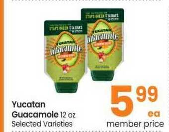 Safeway Yucatan Guacamole offer