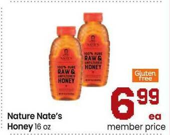 Safeway Nature Nate's Honey offer