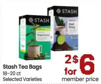 Safeway Stash Tea Bags offer