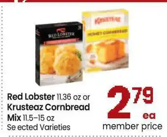 Safeway Red Lobster Or Krusteaz Cornbread Mix offer