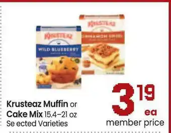 Safeway Krusteaz Muffin Or Cake Mix offer