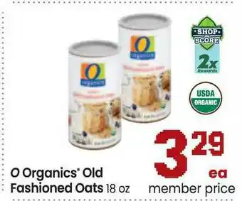 Safeway O Organics Old Fashioned Oats offer