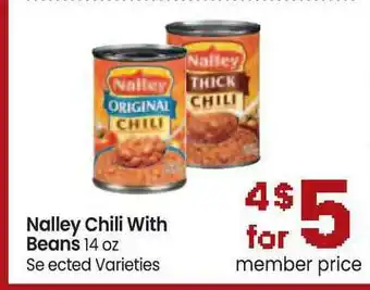 Safeway Nalley Chili With Beans 14 Oz offer