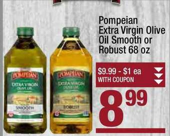 Super King Markets Pompeian Extra Virgin Olive Oil Smooth Or Robust 68 Oz offer