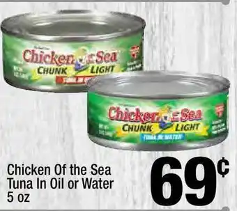 Super King Markets Chicken Of The Sea Tuna In Oil Or Water 5 Oz offer