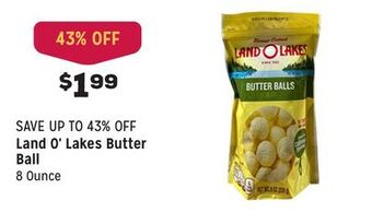 Grocery Outlet O' lakes butter ball offer