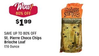 Grocery Outlet Choco chips brioche loaf offer