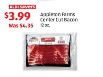 Aldi Appleton farms center cut bacon offer