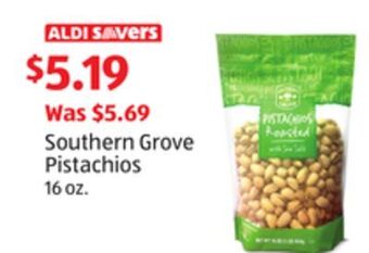 Aldi Southern grove pistachios offer