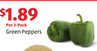 Aldi Green peppers offer
