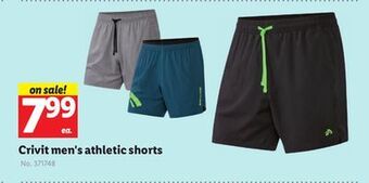 Lidl Crivit men's athletic shorts offer
