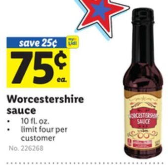 Lidl Worcestershire sauce offer