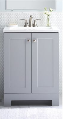 The Home Depot Glacier bay vanity with cultured marble top offer