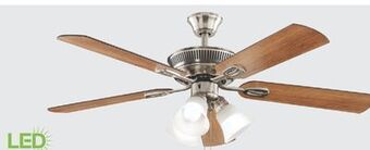 The Home Depot Hampton bay 52 glendale iii led indoor ceiling fan offer