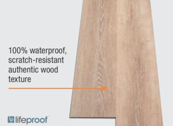 The Home Depot 8.7 wide 7mm dusk cherry luxury vinyl plank flooring offer