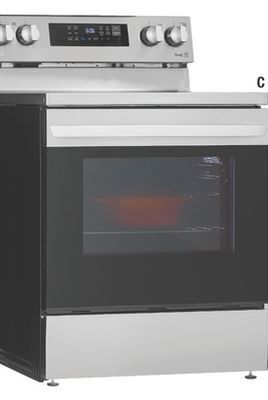 The Home Depot Lg 6.3 cu. ft. stainless steel electric convection range offer