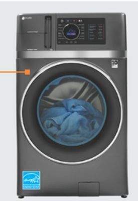 The Home Depot Ge carbon graphite finish smart 2-in-1 washer/dryer offer
