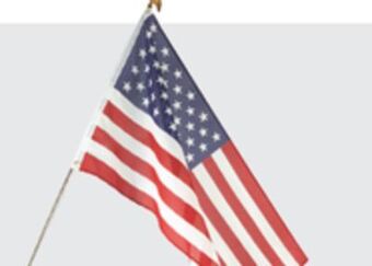 The Home Depot 3'x5' u.s. flag kit offer