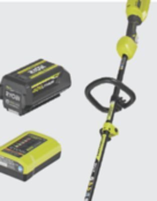 The Home Depot Ryobi 40v 15 string trimmer 4.0ah kit offer
