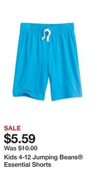 Kohl's Kids 4-12 jumping beans® essential shorts offer