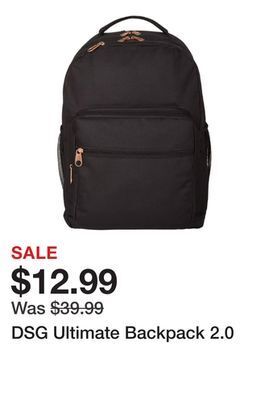 Dick's Sporting Goods Dsg ultimate backpack 2.0 offer