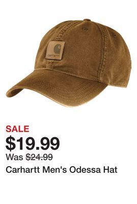 Dick's Sporting Goods Carhartt men's odessa hat offer
