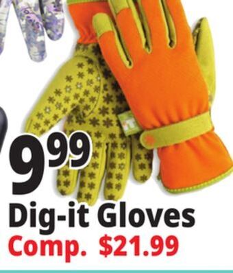 Ocean State Job Lot Dig-it gloves offer