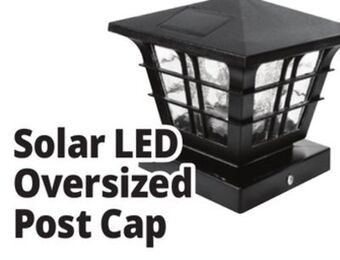 Ocean State Job Lot Solar led oversized post cap offer
