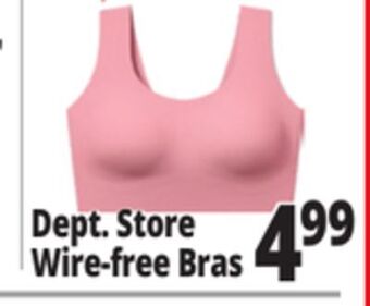 Ocean State Job Lot Dept. store wire-free bras offer